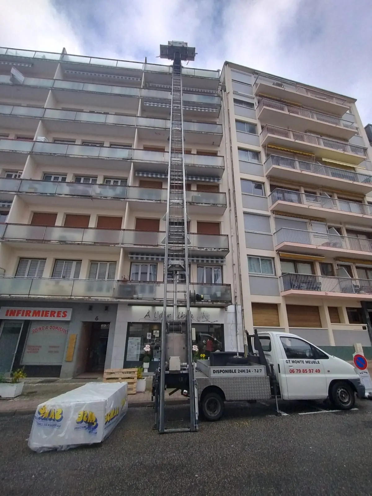 Vue d'ensemble d'une intervention GT Montemeuble